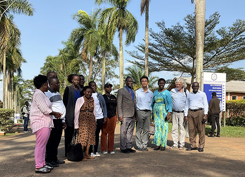 Gruppenfoto in der Bugema University